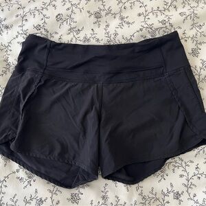 Lululemon Women's Black Athletic Shorts